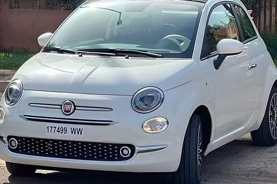 Fiat 500 en location à Marrakech